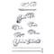 6 Pack: You're Invited Wood Stamp Set by Recollections™